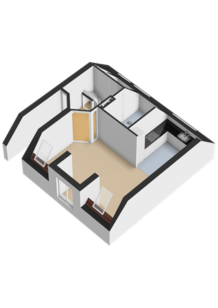 Floorplan - Visrokersplein 13, 3752 BR Bunschoten-Spakenburg